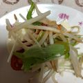 たべたべこ's cooksnap of when they made ＃ベジタリアン 豆腐と水菜のサラダ.