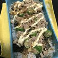 08261010's cooksnap of when they made オクラ丼.