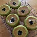 めぐみち's cooksnap of when they made ＊抹茶の薄焼きあんパン＊.