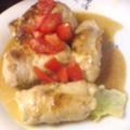 U_k_o's cooksnap of when they made 簡単！春キャベツのとろ～り豚モモ巻き✿.