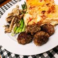 nikkijamie's cooksnap of when they made グランパのハンバーグ.