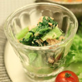 チョモチョモ's cooksnap of when they made 小松菜とシーチキンのわさびしょうゆ和え.