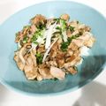 ｔｈｅｏｒｙ's cooksnap of when they made 豚肩ロース * ステーキ丼～♪.