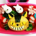 todoママ's cooksnap of when they made ❁キャラ弁❁おいなり猫バス❁.