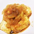 なん☆ゆう's cooksnap of when they made 濃厚✿豆腐の玉葱ソースステーキ.