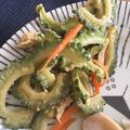 ERRRLY's cooksnap of when they made ☀ゴーヤと人参のしりしり☀チャンプルー.