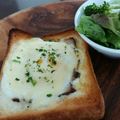 ☆mamingo☆'s cooksnap of when they made 簡単朝食！生ハムエッグトースト.