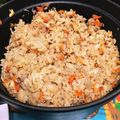 fuuchyan＊'s cooksnap of when they made ストウブ で 鶏ごぼう炊き込み御飯♥.
