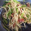 フランクフルトJr's cooksnap of when they made 簡単！カリカリベーコンもやし.