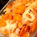 おちあいとかいう's cooksnap of when they made ばあちゃんの味♡スライス蓮根きんぴら♡.