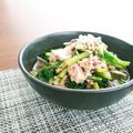 さぁさ52's cooksnap of when they made サバ缶と小松菜のゴマぽん酢☆冬サラダ.