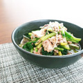 さぁさ52's cooksnap of when they made サバ缶と小松菜のゴマぽん酢☆冬サラダ.