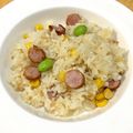 白いドラえもん's cooksnap of when they made 簡単☆コーンピラフ.