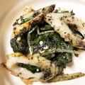 くま五郎's cooksnap of when they made 簡単！オクラと水菜とちくわの胡麻和え.