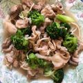 8puchan8's cooksnap of when they made 豚肉とブロッコリーのさっぱり鶏ガラ炒め.