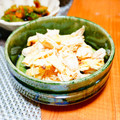makichihua's cooksnap of when they made ささみと薄揚げのお通し.