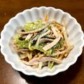 mikutasu's cooksnap of when they made ごぼうと小松菜のサラダ.