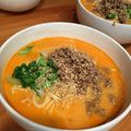 くまどっと's cooksnap of when they made 【本格】四川風！お店の濃厚豆乳担々麺.