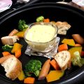 うしのひと's cooksnap of when they made ホットプレートで簡単チーズフォンデュ.