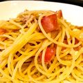 geh144's cooksnap of when they made トマトと生ハムの冷製パスタ 簡単.