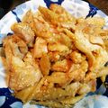 じんとっと's cooksnap of when they made ☼鶏もも肉とごぼうのにんにく味噌炒め.