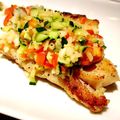 胃袋わっしょい's cooksnap of when they made 魚のムニエル　フレッシュソース添え.