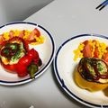 ななぴぃ's cooksnap of when they made オーブンで簡単♡まるごとパプリカの肉詰め.