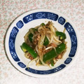 クックたまちゃん☆'s cooksnap of when they made 豚肉、ピーマンのモヤシ炒め　とろみ付け.