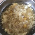 Yokchina's cooksnap of when they made コーンとたまごの中華スープ.