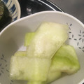 みほきのこ's cooksnap of when they made スイカの皮の浅漬け.