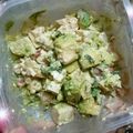 Hitomiクック's cooksnap of when they made アボカドと豆腐の梅マヨサラダ～大葉のせ～.
