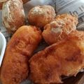 Eri☆Ichi's cooksnap of when they made 袋で出来る！材料2つ！ふわもちドーナッツ.