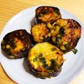 meg;'s cooksnap of when they made ボリュームたっぷり！茄子の挽き肉挟み焼き.
