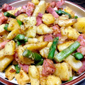 EmillyYumi's cooksnap of when they made 簡単早い♪アスパラベーコンポテトマヨ炒め.
