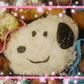 まゅーぃと's cooksnap of when they made 簡単キャラ弁☆チャーリー&スヌーピー.