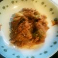 aikaji's cooksnap of when they made 春キャベツ豚キムチ風.