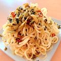 ☆３匹の子ぶた☆'s cooksnap of when they made ピリ辛❗高菜焼そば.