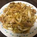 水海月82's cooksnap of when they made 簡単美味・キャベツ千切りの中濃ソース炒め.