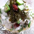 ♡こもれび♡'s cooksnap of when they made 長芋とオクラのトロトロ梅和え.