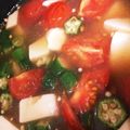 クックZNOFAC☆'s cooksnap of when they made オクラとトマトと豆腐のスープ.