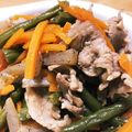 sac25's cooksnap of when they made 豚肉とインゲンと人参のこっくり炒め煮.
