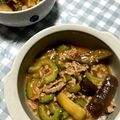 デビりん's cooksnap of when they made 麻婆ゴーヤ茄子.