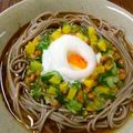 よよっち♪'s cooksnap of when they made ネギたく納豆かけ蕎麦（温玉のせ）。.