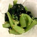 はすかっぷ（╹◡╹）'s cooksnap of when they made レンジで簡単！小松菜の豆板醤和え.
