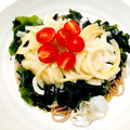 azbjbn's cooksnap of when they made トマトつゆのざるそば☆.