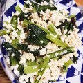 クック3AOHP7☆'s cooksnap of when they made 晩酌に！鶏ひき肉と小松菜のアジア風炒め.