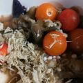 mmiwa's cooksnap of when they made なすとミニトマトのポン酢マリネとろろ昆布.