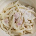 クックかわまい's cooksnap of when they made 牛乳とお豆腐で カルボナーラうどん.
