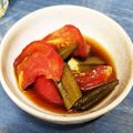 ふか谷's cooksnap of when they made 【作り置き】トマトとオクラのポン酢浸し.
