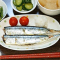 ちゅんまき☆'s cooksnap of when they made オーブントースターで　さんまの塩焼き.